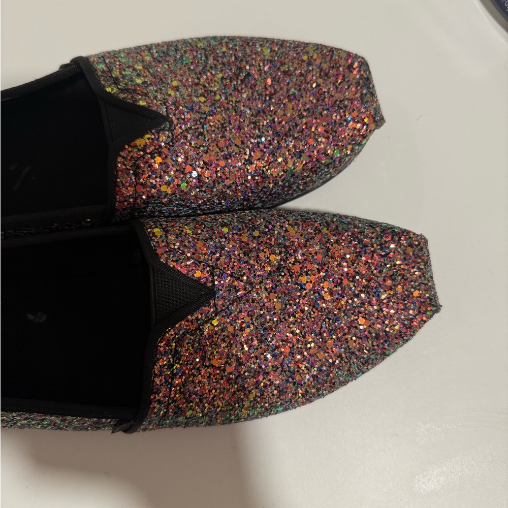 Toms Multicolor Glitter Women's Shoes - Picture 4 of 6